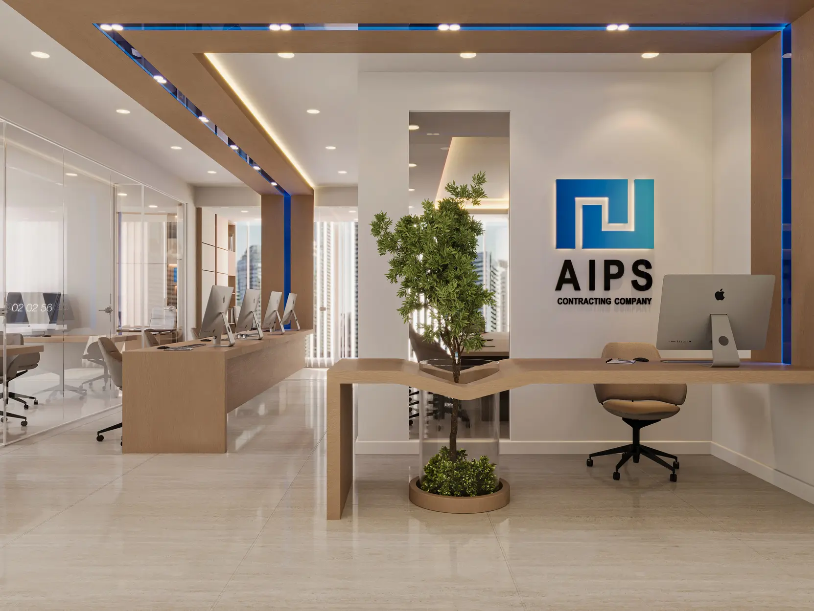 Affinity Office | Office fit-out | Ongoing | Business Bay, Churchill Tower, Dubai