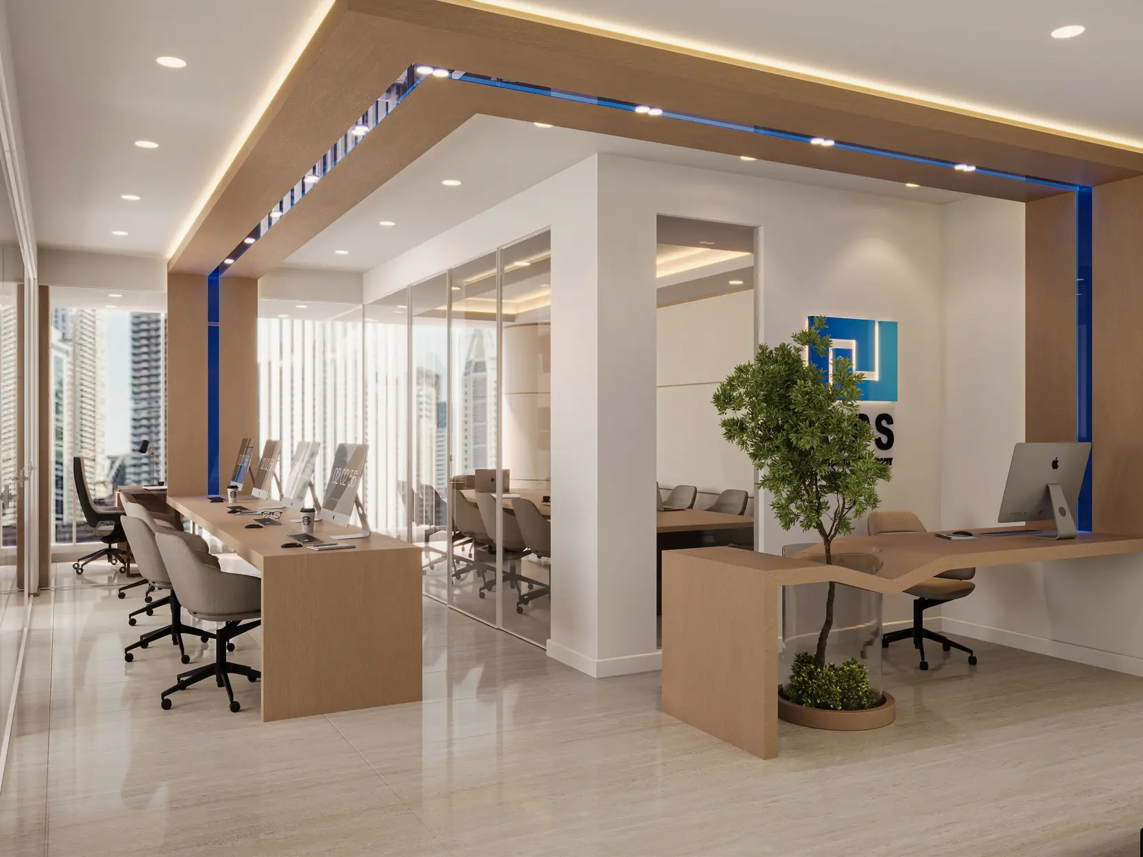 Affinity Office | Office fit-out | Ongoing | Business Bay, Churchill Tower, Dubai