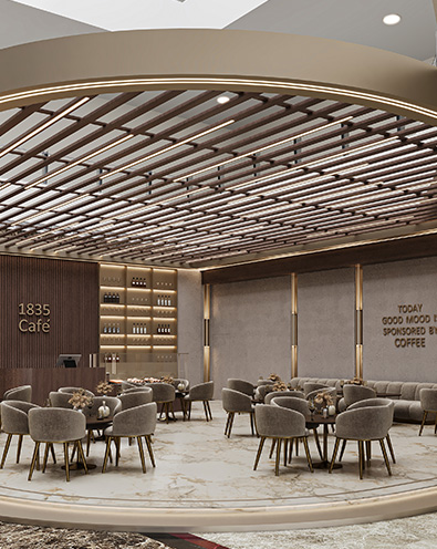1835 Cafe - hospitality | Completed | Al Fattan Plaza, Dubai