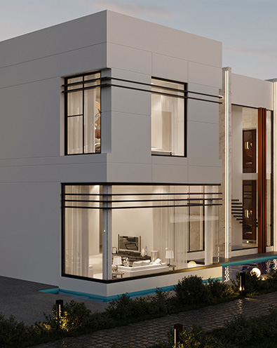Private Villa - Luxury Residential - Full construction and fit-out - On going - Al Furjan, Dubai
