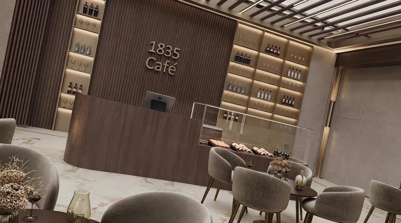 1835 Cafe | Interior design | Completed | Al Fattan Plaza - Dubai