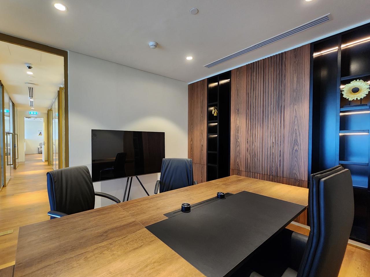 Bahamas Embassy - Office interior design makeover | Completed | Al Etihad Tower - Abu Dhabi 