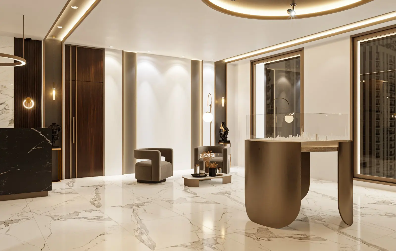 Bay Square Office - Interior Design | Completed | Business Bay - Dubai