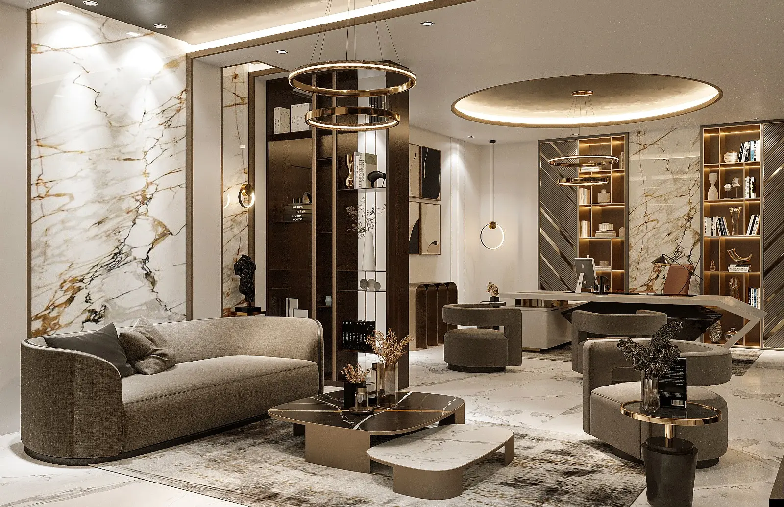 Bay Square Office - Interior Design | Completed | Business Bay - Dubai