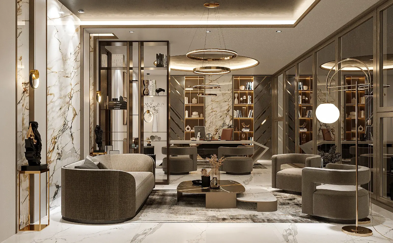 Bay Square Office - Interior Design | Completed | Business Bay - Dubai