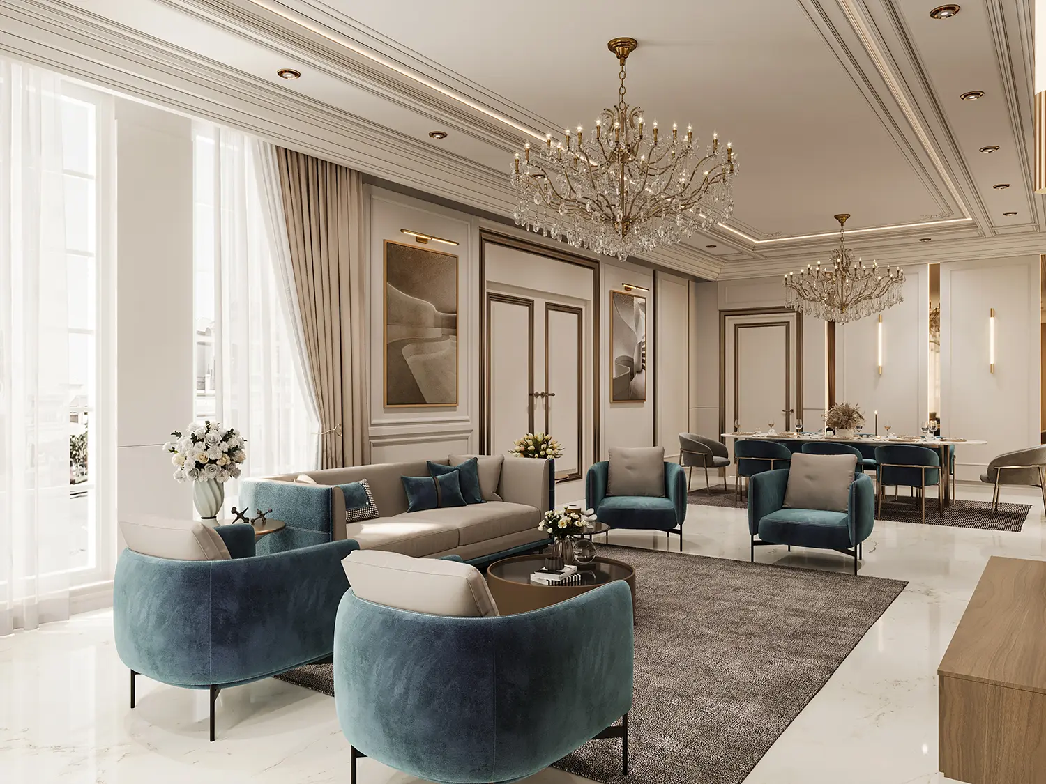 Versailles Style Villa | Full fit-out